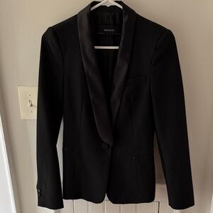 Zara Elegant Black Tuxedo Blazer